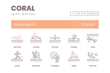 Water Sports Icons