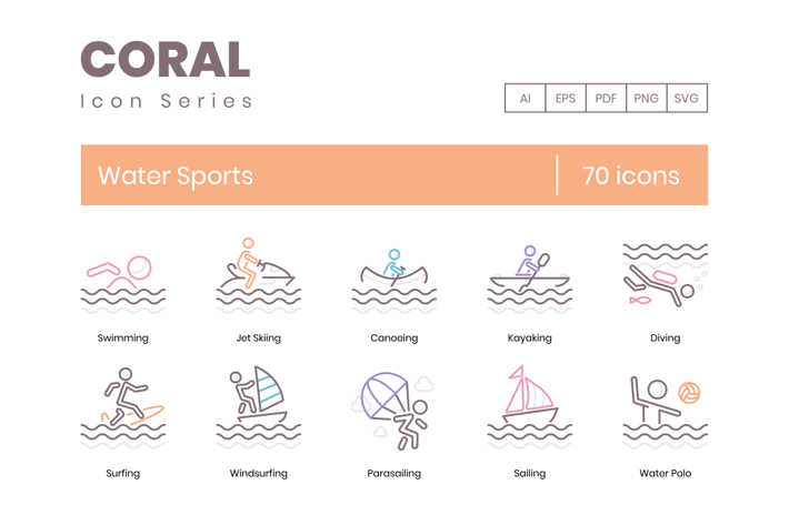 Water Sports Icons