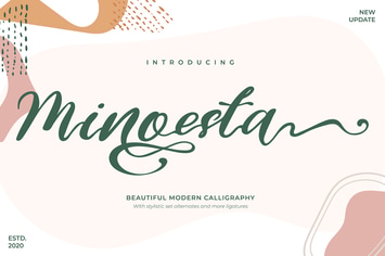 Minoesta | Beautiful Modern Calligraphy