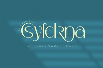 Csyfekna - Luxury Modern Font
