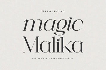 Magic Malika - Stylish Ligature Font