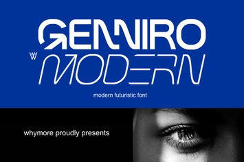 Genniro | Futuristic Font