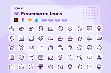 Lylac - Ecommerce Icons