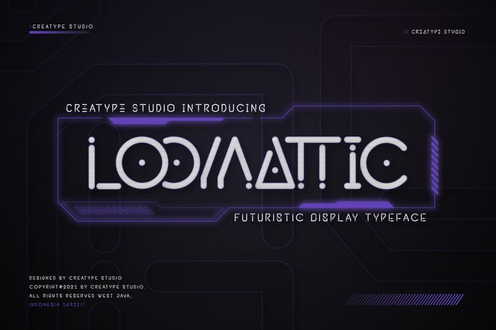 Loomattic Futuristic Business Font