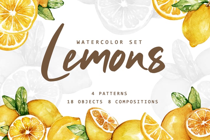 Lemonade Watercolor Set