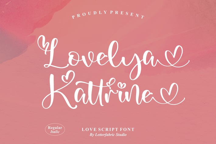 Lovelya Kattrine Love Script Font