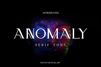 Anomaly | Modern Serif Font