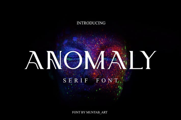 Anomaly | Modern Serif Font