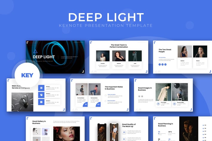 Deep Light - Keynote Template