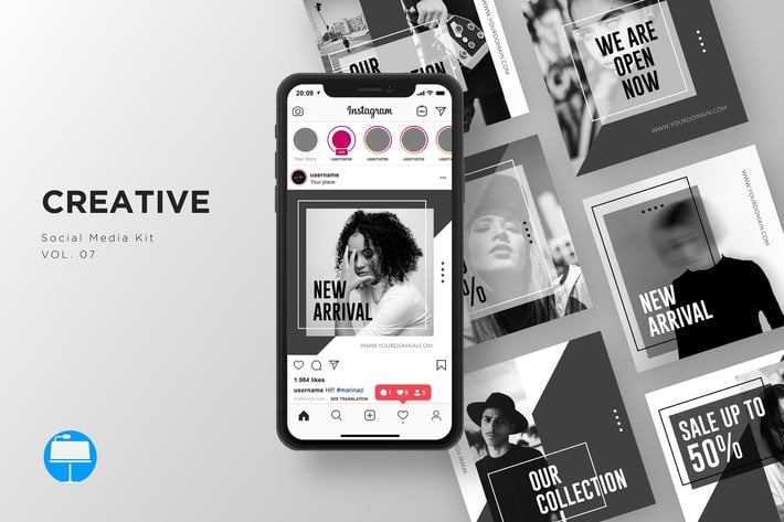 Creative Social Media Kit Vol. 07 - Keynote