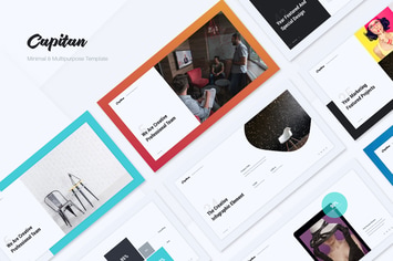CAPITAN Minimal & Creative Template (PowerPoint)