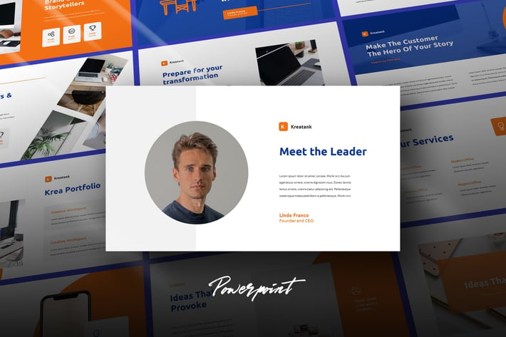 Kreatank - Company Profile Powerpoint Template
