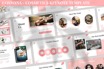 Cosmana - Cosmetics Keynote Template