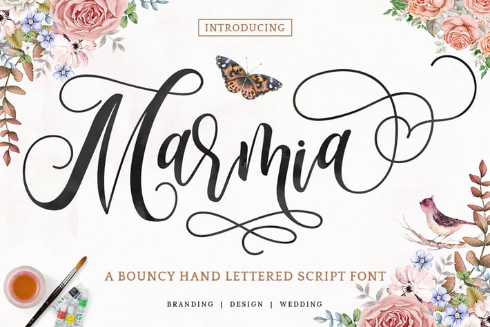 Marmia - Modern Script Font