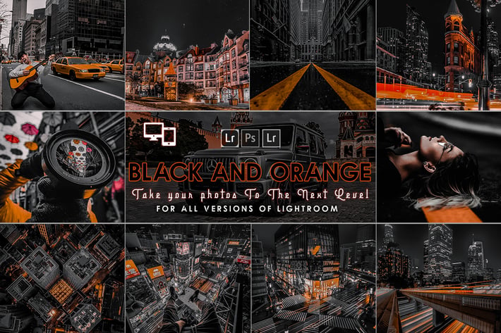 Urban Black AND Orange  Presets 