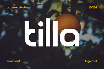 Tilla Modern Logo Font
