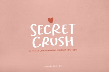 Secret Crush Handwriting Font