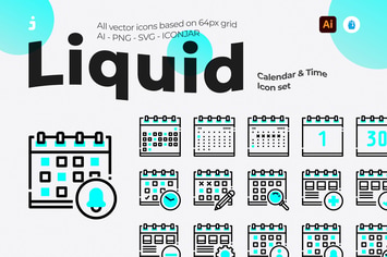 30 Calendar Icons