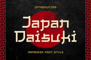 Japan Daisuki - Japanese Font Style