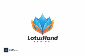Lotus Hand - Logo Template