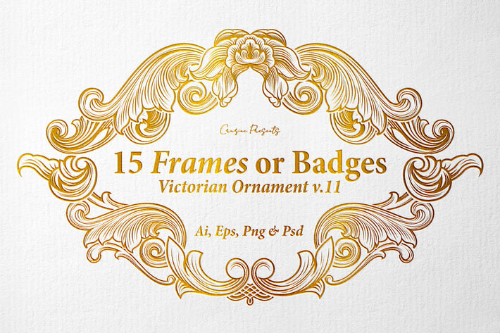 15 Frames v.11 - Victorian Ornament