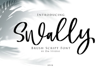 Swally - Brush Script Font