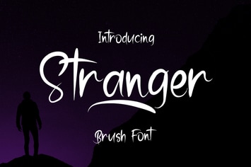 Stranger - Brush Font 