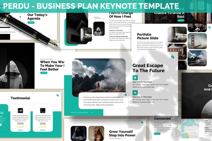 Perdu - Business Plan Keynote Template