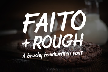 Faito | handwritten brush fonts