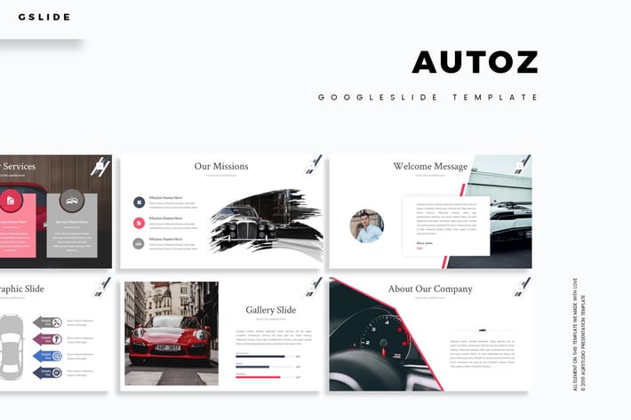 Autoz - Google Slides Template