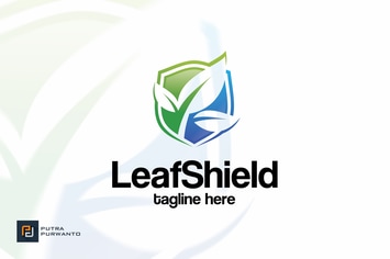 Leaf Shield - Logo Template