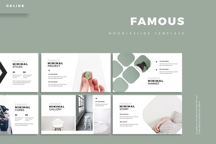 Famous - Google Slides Template
