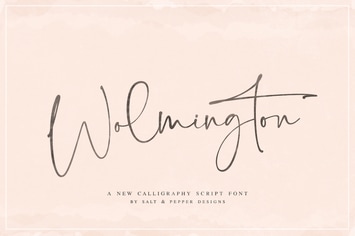 Wolmington Script Font