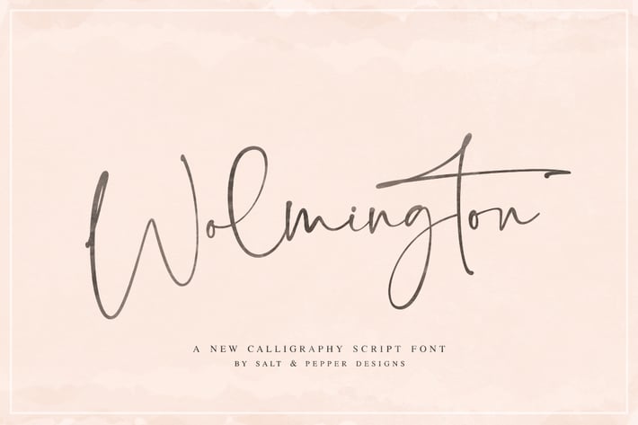 Wolmington Script Font