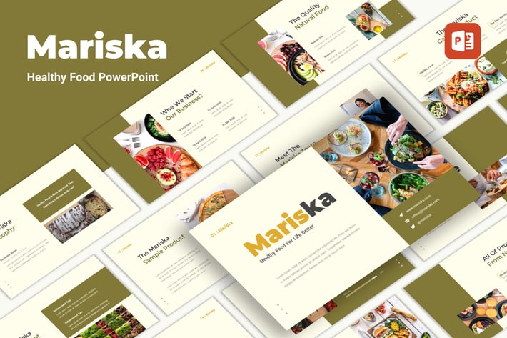 Mariska - Healthy Food PowerPoint Template