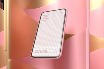 Two Mobile Phone Mockup
