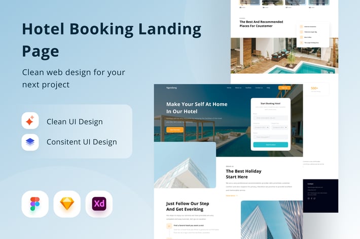 Hotel Booking Landing Page