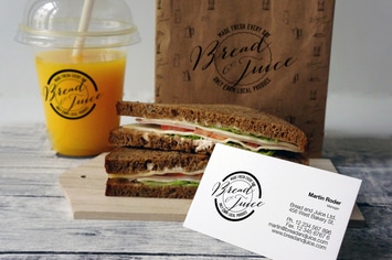 Sandwich Cafe Mockup