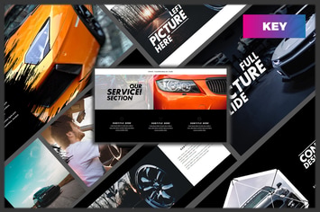 Furious - Sport Keynote Dark Template