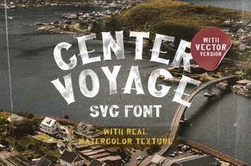 Center Voyage - SVG Font