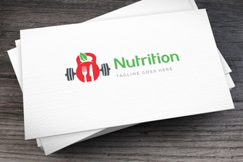 Fit Nutrition Logo Template