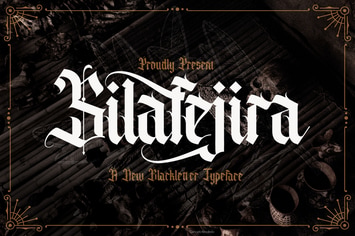 Silafejira - Blackletter Font