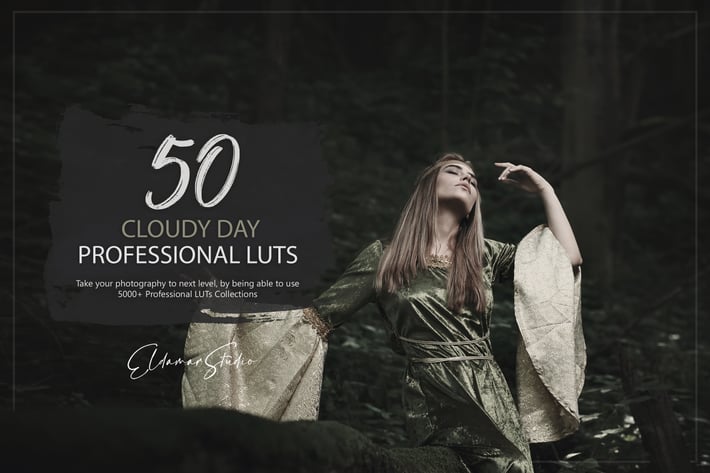 50 Cloudy Day LUTs Pack