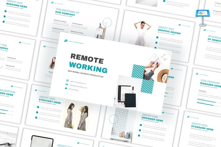 Remote Working - Business Keynote Template