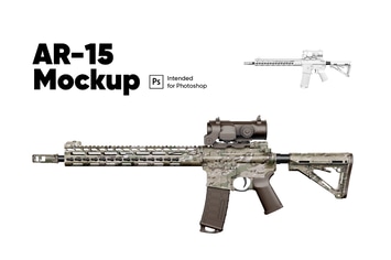 AR-15 Weapon Mockup