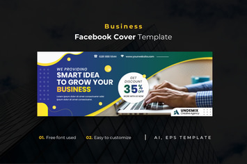 Business r12 Facebook Cover Template