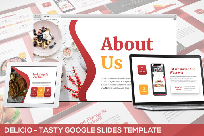 Delicio - Tasty Google Slides Template