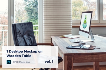 1 Desktop Mockup - Home Office - vol. 1