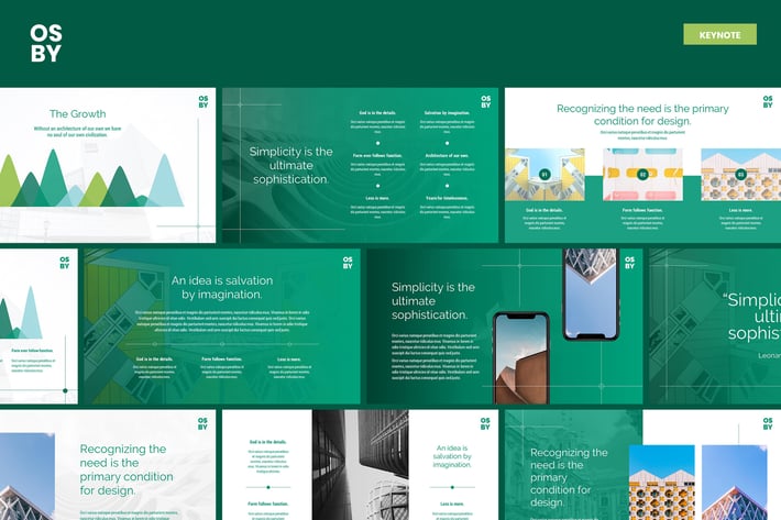 Osby - Business Annual Report Keynote Template 