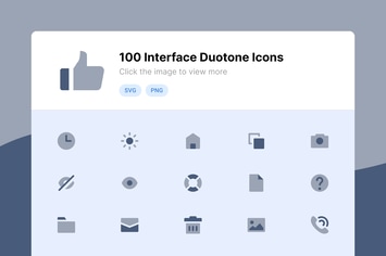 Interface Duotone Icons